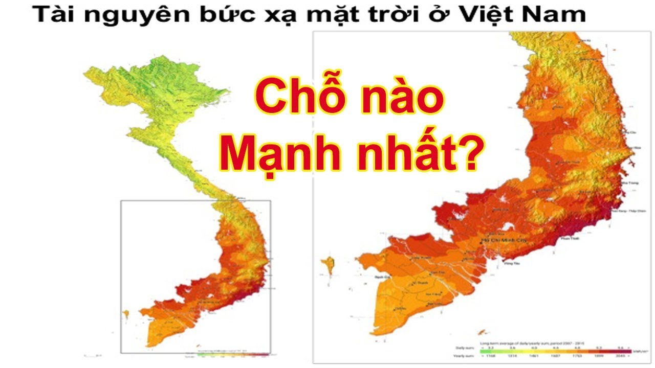 Tài nguyên bức xạ mặt trời tại Việt Nam