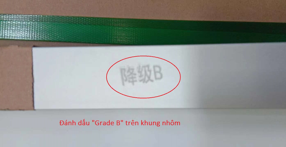 Đánh dấu trên khung nhôm