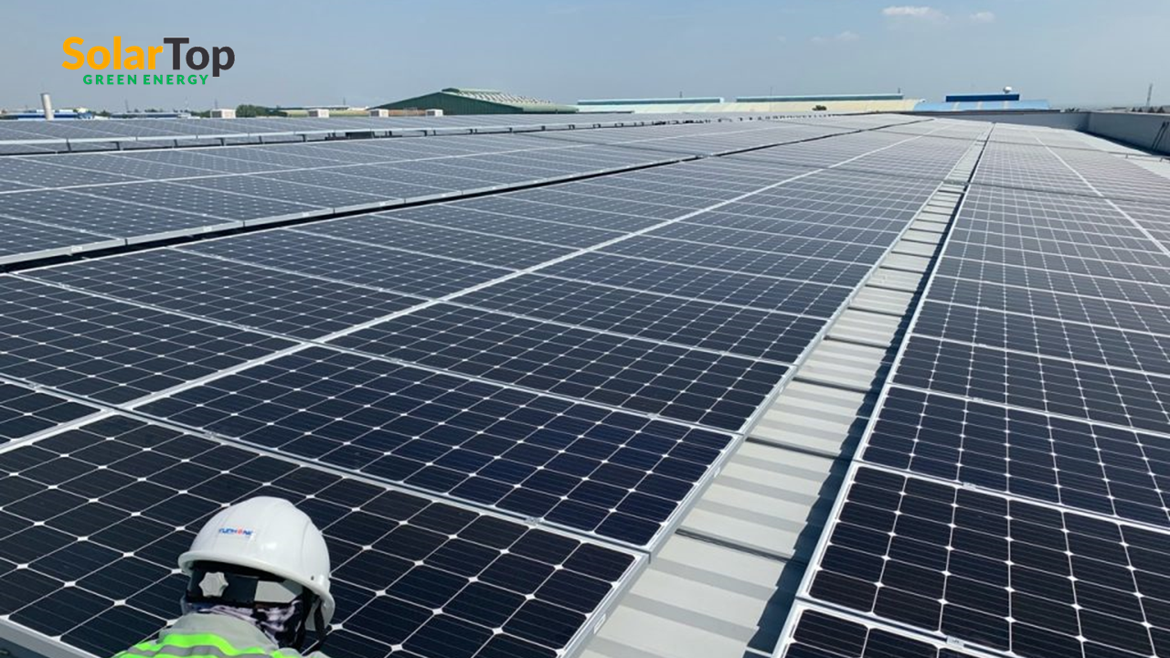 Điện năng lượng mặt trời áp mái