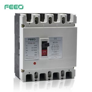 Solar 125A 250A 1000V 4P DC MCCB